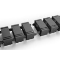 Digitus Flexible cable guide with adjustable length (black)