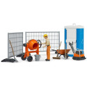 brother bworld construction site set, backdrop