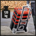 Einhell E-Case Tower system case, tool trolley (black/red, 1x E-Case L, 2x E-Case S)