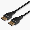 Lindy DisplayPort 1.4 Cable, Slim (black, 3 meters)