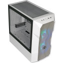 Cooler Master computer case MasterBox TD300 Mesh Tower Tempered Glass, white