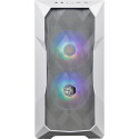 Cooler Master arvutikorpus MasterBox TD300 Mesh Tower Tempered Glass, valge