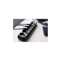Brennenstuhl Individually switchable socket strip 6-way (black)
