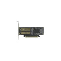 DeLOCK PCIe x16 card> 2x M.2KeyB + 1xmSATA