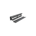Digitus 19 "cable management panel with 4 openings, cable routing