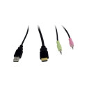 Inter-Tech KVM Switch AS-41HA HDMI, KVM switch