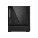 Sharkoon RGB FLOW, tower case (black, side panel of tempered glass)