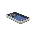 väline korpus M.2 Key B 42mm SSD > USB 3.0 Micro-B pesa krüpteerimisfunktsiooniga, hall/must