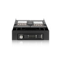 IcyDock MB343SP 5.25 inch black - Flex-Fit Trio