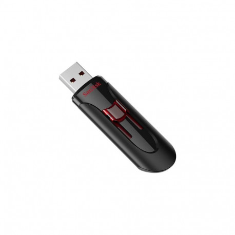 SanDisk UFM 64GB USB CRUZER GLIDE 3.0 USB flash drive USB Type-A 3.2 Gen 1 (3.1 Gen 1) Black, Red