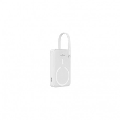 Baseus MAGSAFE MINI WIRELESS POWERBANK 10.000 MAH 20W-BEYAZ power bank Lithium Polymer (LiPo) 10000 