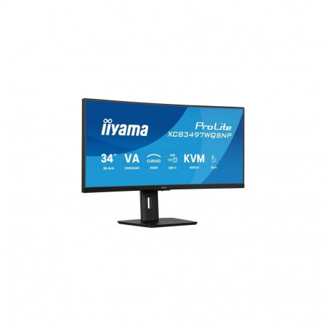 iiyama ProLite XCB3497WQSNP-B1 computer monitor 86.4 cm (34") 3440 x 1440 pixels UltraWide Quad