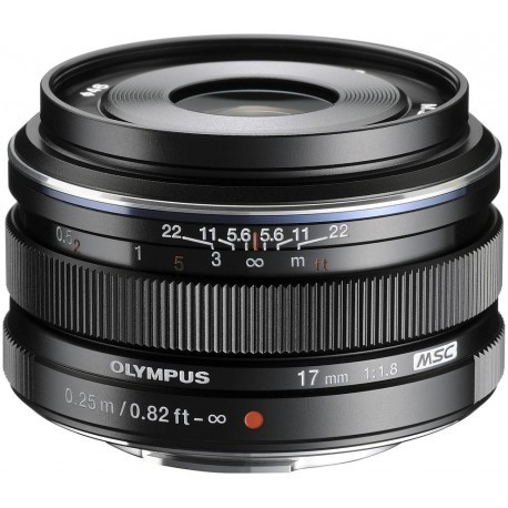 M.Zuiko Digital 17mm f/1.8, black
