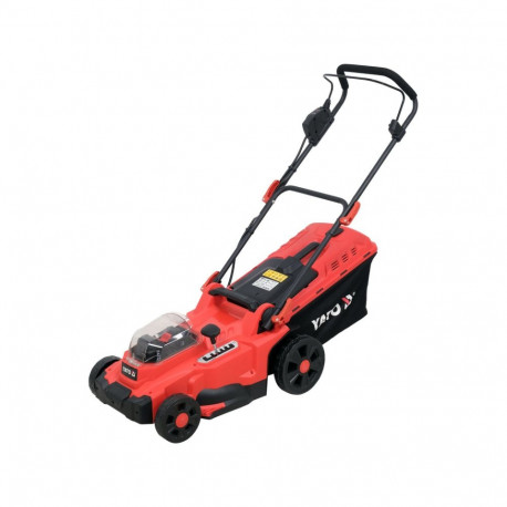2X18 V Lawn Mower 37 Cm + 2X4Ah +D.Charg YT-85222 YATO