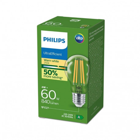 BULB LED E27 A60 4W 840LM 2700K CL