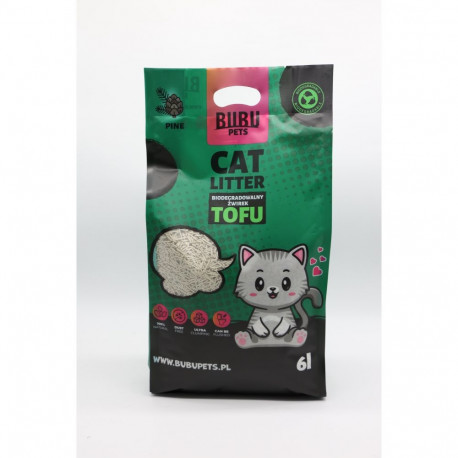 Bubu Pets männi lõhnaga tofu kassiliiv 2,5 kg / 6L