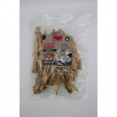 Bubu Pets dog treats dried rabbit ears 300g