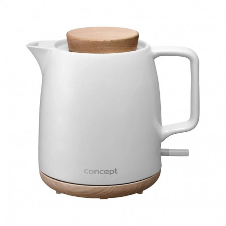 Veekeetja Concept, keraamiline, valge 1L