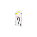 Baseus Type-C Cafule Cable 3A 0.5m Red + Black (CATKLF-A91)