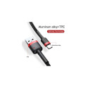 Baseus Type-C Cafule Cable 3A 0.5m Red + Black (CATKLF-A91)