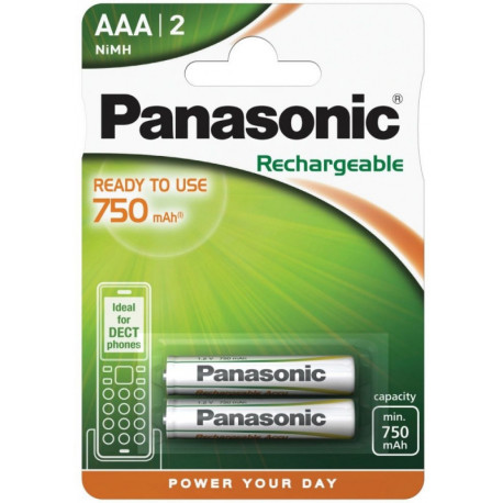 Panasonic aku AAA 750mAh 2tk