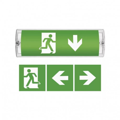 LED EMERGENCY BULKHEAD 230V 3W 150lm, 3h IP65, EMOS