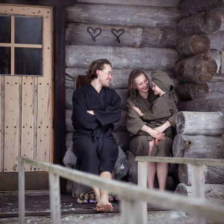 Hommikumantel RENTO BROWN, L/XL