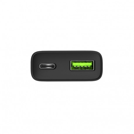 Natec Ribera USB laadija Gan slim USB 1x USB-A + 1x USB-C 20W | NUC-2377
