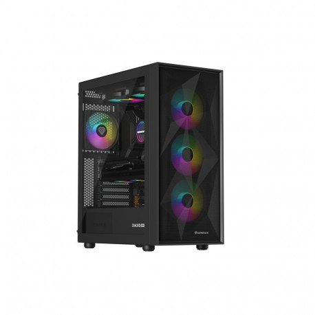 Genesis Gaming PC Case | Diaxid 605 ARGB | Black | Midi Tower