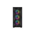 Genesis Gaming PC Case | Diaxid 605 ARGB | Black | Midi Tower | Power supply included No