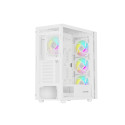 Genesis Gaming PC Case | Diaxid 605 ARGB | White | Midi Tower | Power supply included No
