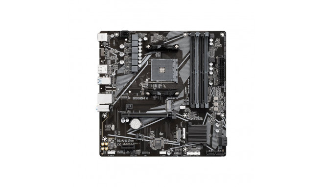 Gigabyte | B550M K 1.0 M/B | Processor family AMD | Processor socket AM4 | DDR4 DIMM | Memory slots 