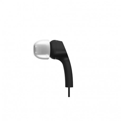 Koss juhtmega kõrvasisesed kõrvaklapid mikrofoniga must