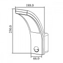 Led lamp with motion sensor Maclean MCE244 G