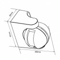 Occupancy PIR motion sensor Maclean MCE358 W