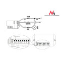 PIR motion sensor with external sensor 360s 800W MCE32