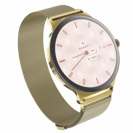 Here is a product overview for the Smartwatch VERONA 2 Gold Mesh:
Produc