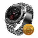 Smartwatch Garett Atom silver steel