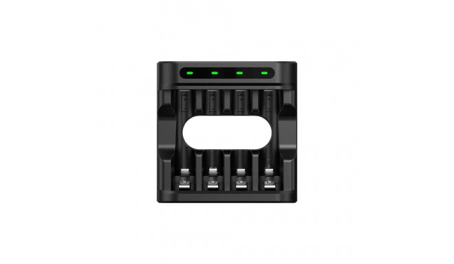 Battery Charger - R03/AAA R6/AA Li-ion/NiMH 4 Slots USB-C