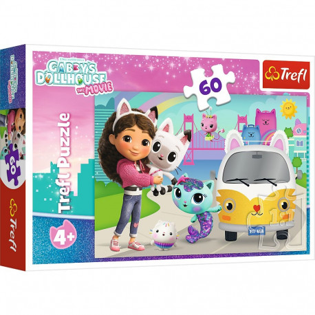 TREFL GABBY´S DOLLHOUSE Puzzle Gabby´s Dollhouse, 60 pcs