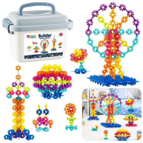 konstruktor lumekristallidega kohvris 140 osa