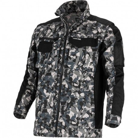 Bluza z odpinanymi rękawami szaro-czarna, "l", ce, lahti