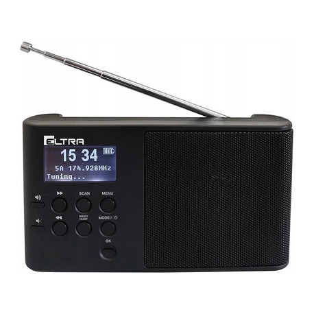 Eltra ra´dio ULA DAB+, black