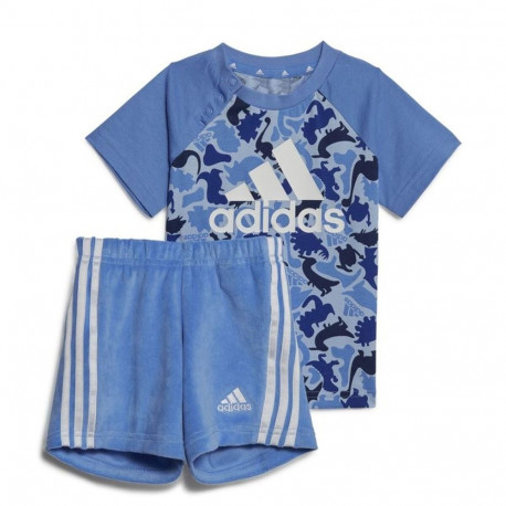 Laste Spordikostüüm Adidas Dino Camo Allover Print Mitmevärviline - 9-12 kuud