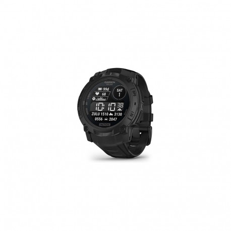"Garmin Instinct® 3 Solar Tactical Edition 50mm black mit Silikon-Wechselarmband 26 mm black"