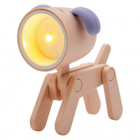"RealPower LED-Tier Taschenlampe Pink dog"