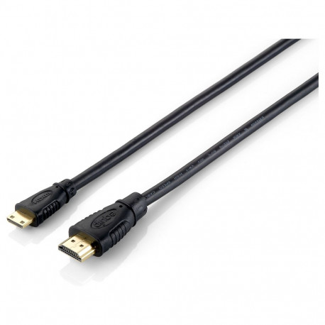 "Equip HDMI HS Ethernet 1.4 A-C St/St 1.0m 4K30Hz HDR sw Polybeutel"
