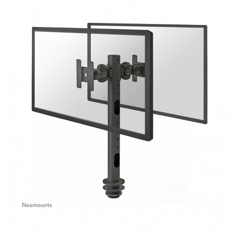 Neomounts FPMA-D050DBLACK lauakinnitus kahele lameekraanile kuni 30" (76 cm) 10 kg