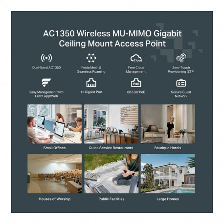 "TP-Link WL-AP Access Point Festa F52 (AC1350)"