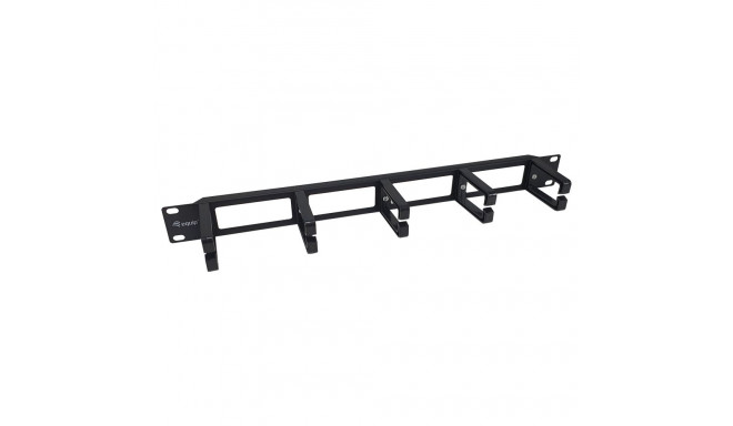 Equip 19" must kaablihalduspaneel